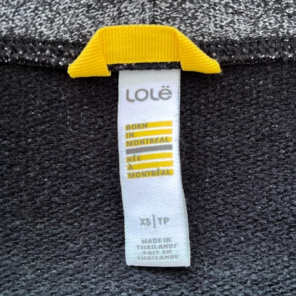 LOLE oversized Grey fleece open cardigan sweater with pockets. Size XS - Picture 3 of 12